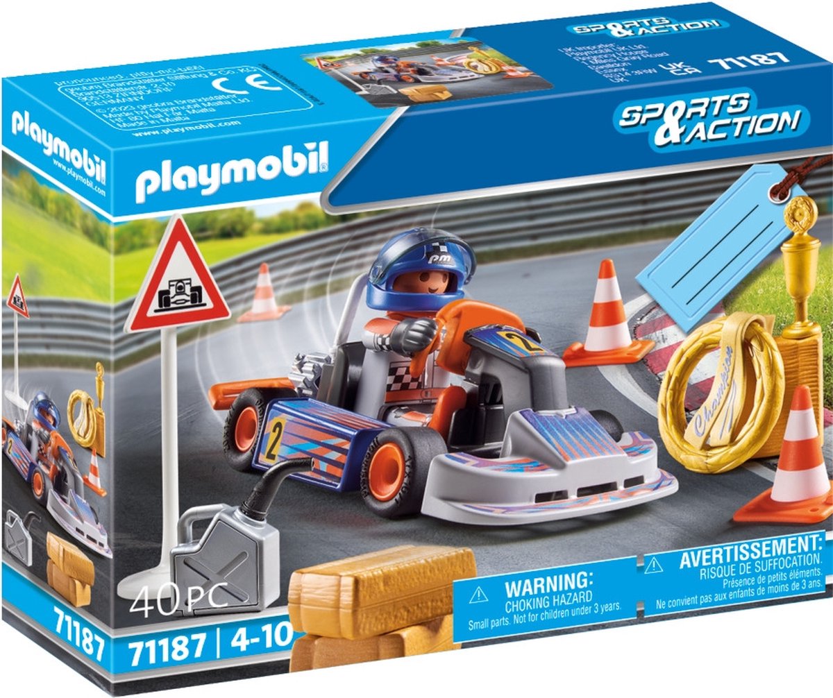 Playmobil - Kart De Carreras Sports & Action