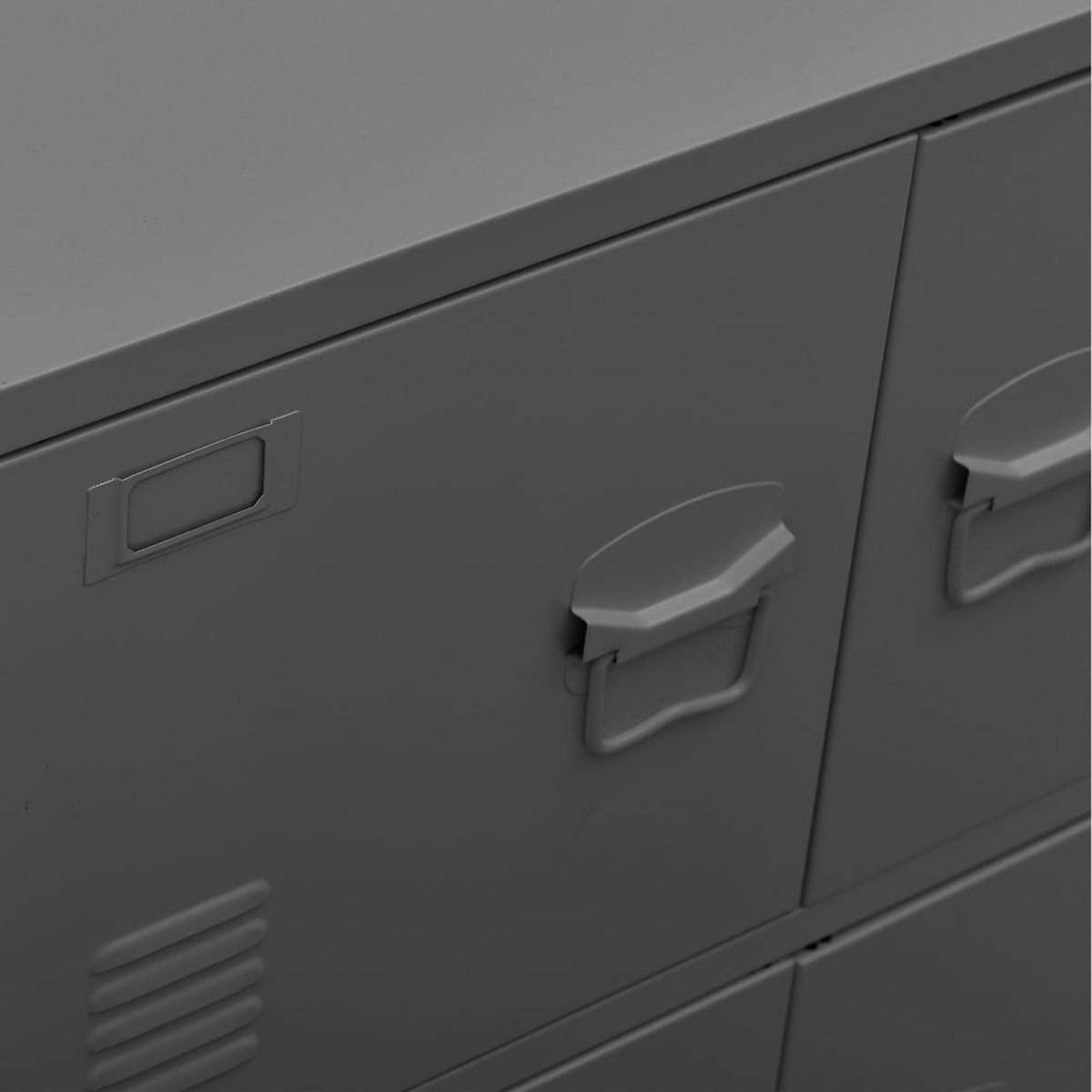 vidaXL Opbergkast industrieel 75x40x80 cm staal antracietkleurig