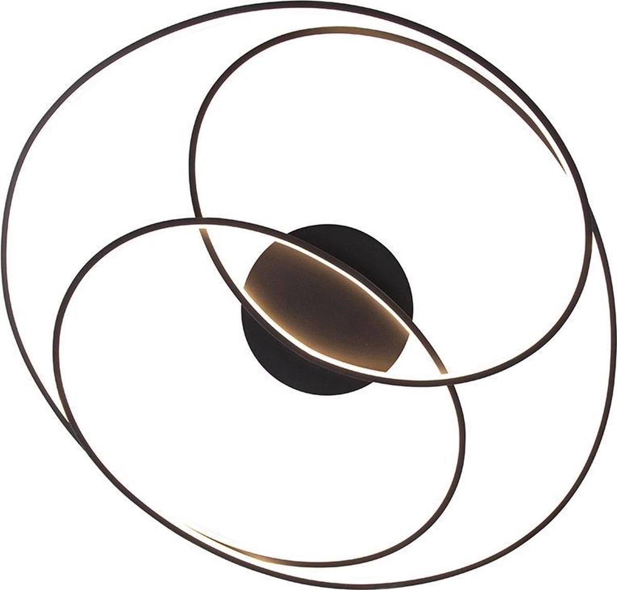 TRIO - Plafondlamp Gale 80 cm - Zwart