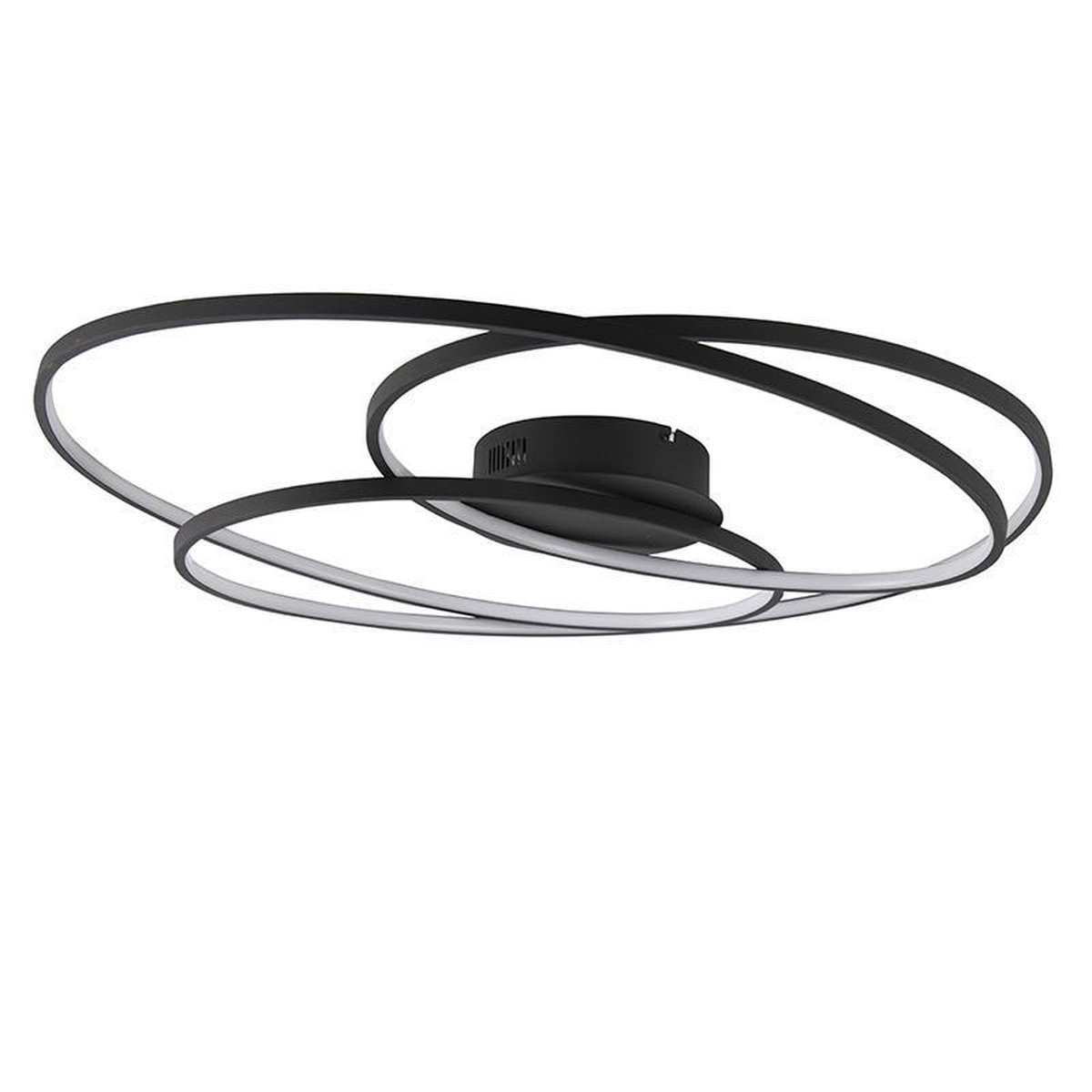 TRIO - Plafondlamp Gale 80 cm - Zwart