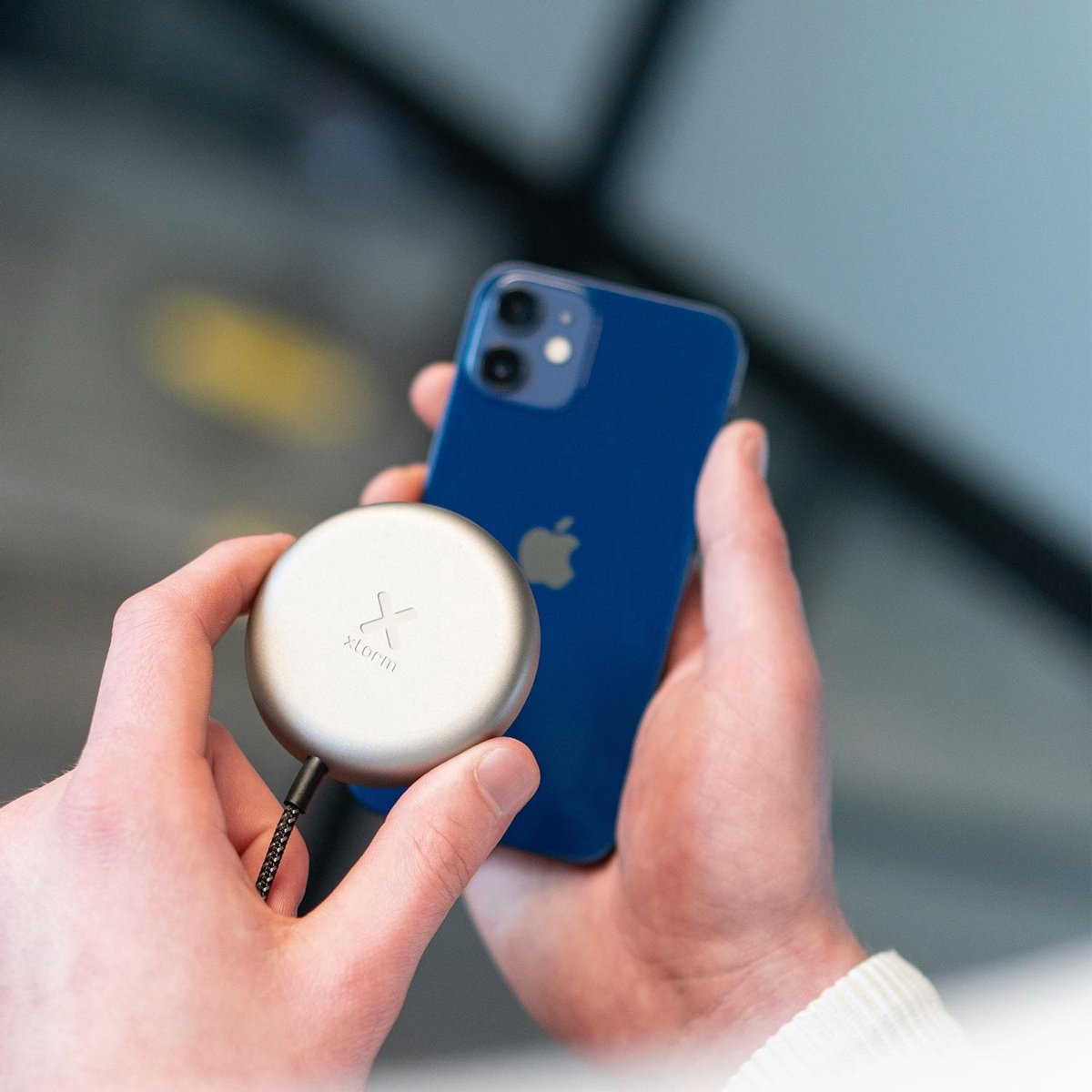 Xtorm magnetische draadloze oplaadkabel (1,2 meter) - Zwart