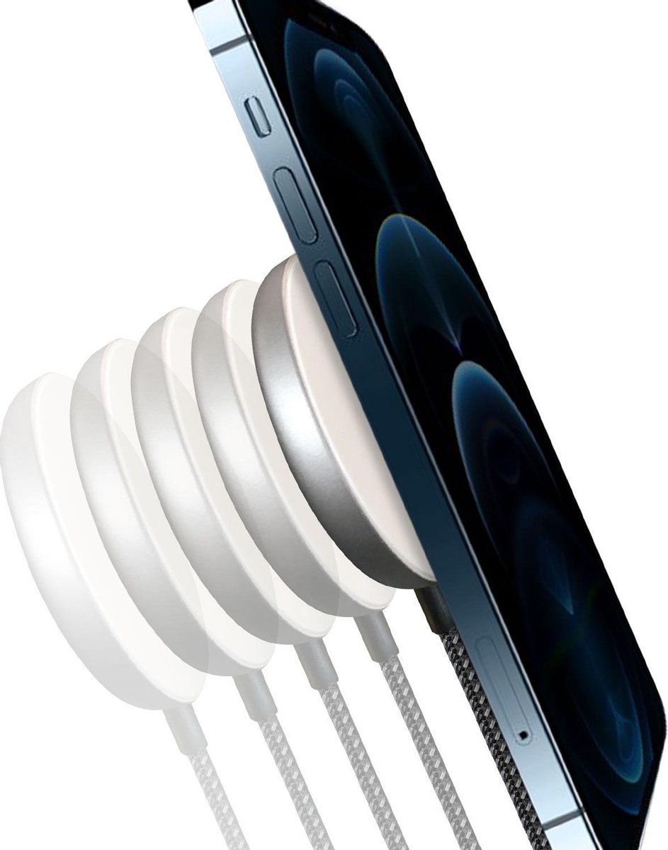 Xtorm magnetische draadloze oplaadkabel (1,2 meter) - Zwart