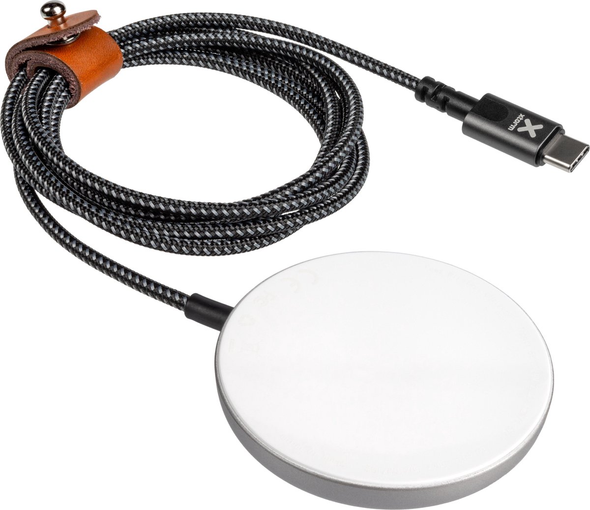 Xtorm magnetische draadloze oplaadkabel (1,2 meter) - Zwart