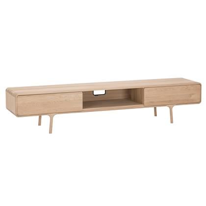 Gazzda Fawn Dressoir 2 lades 220x45 whitewash - Bruin