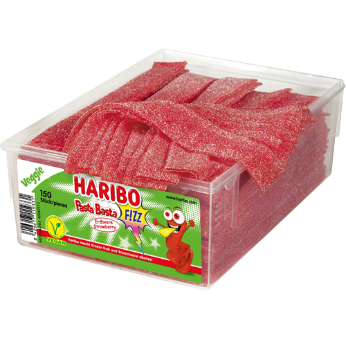 HARIBO - Pasta Basta Zure Aardbei - 150 stuks