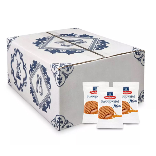 Daelmans - Mini Karamel Stroopwafels - Doos 200 stuks