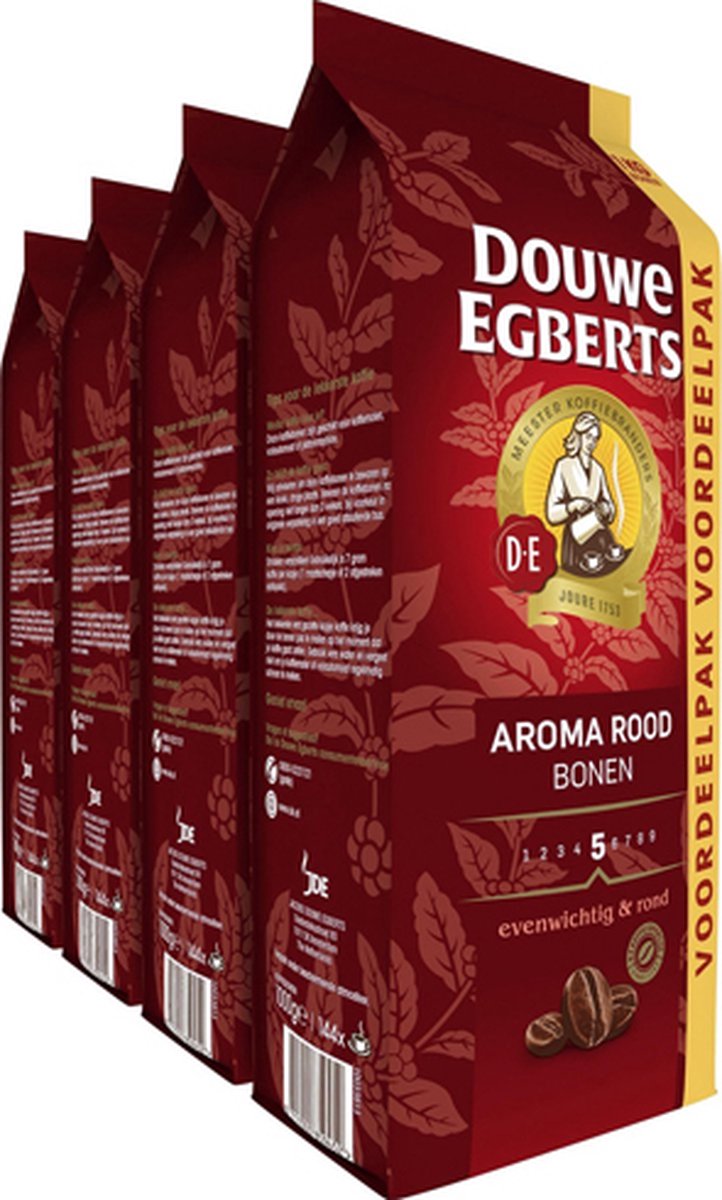 Douwe Egberts - Aroma Rood Bonen - 4x 1kg