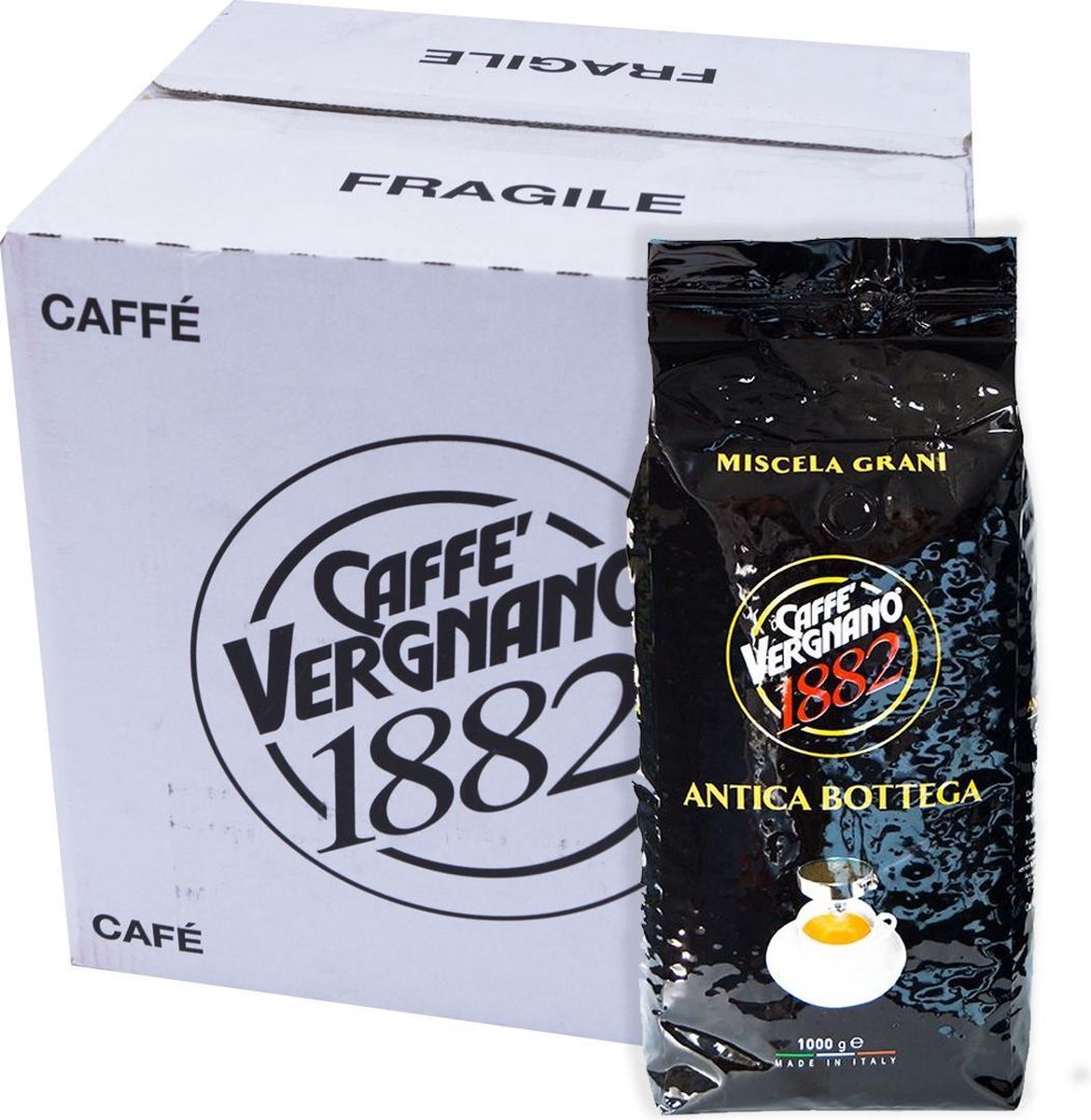 Caffè Vergnano 1882 - Antica bottega Bonen - 6x 1kg