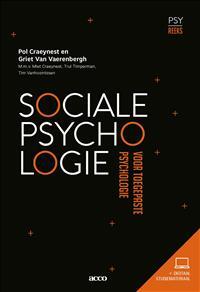 Acco, Uitgeverij Sociale Psychologie voor toegepaste psychologie