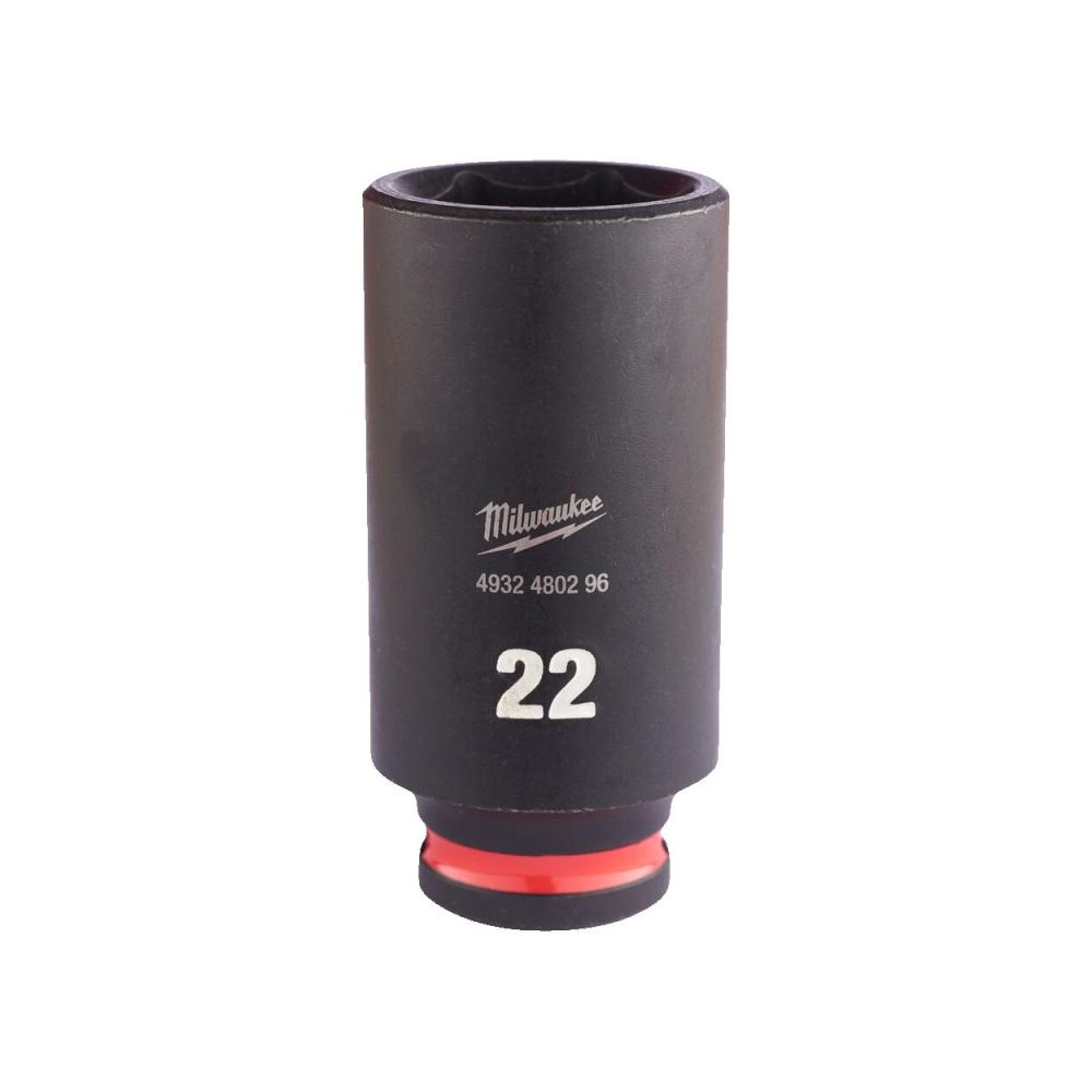 Milwaukee SHOCKWAVE™ Slagdop 3/8" diep 22mm | 1 stuk - 4932480296