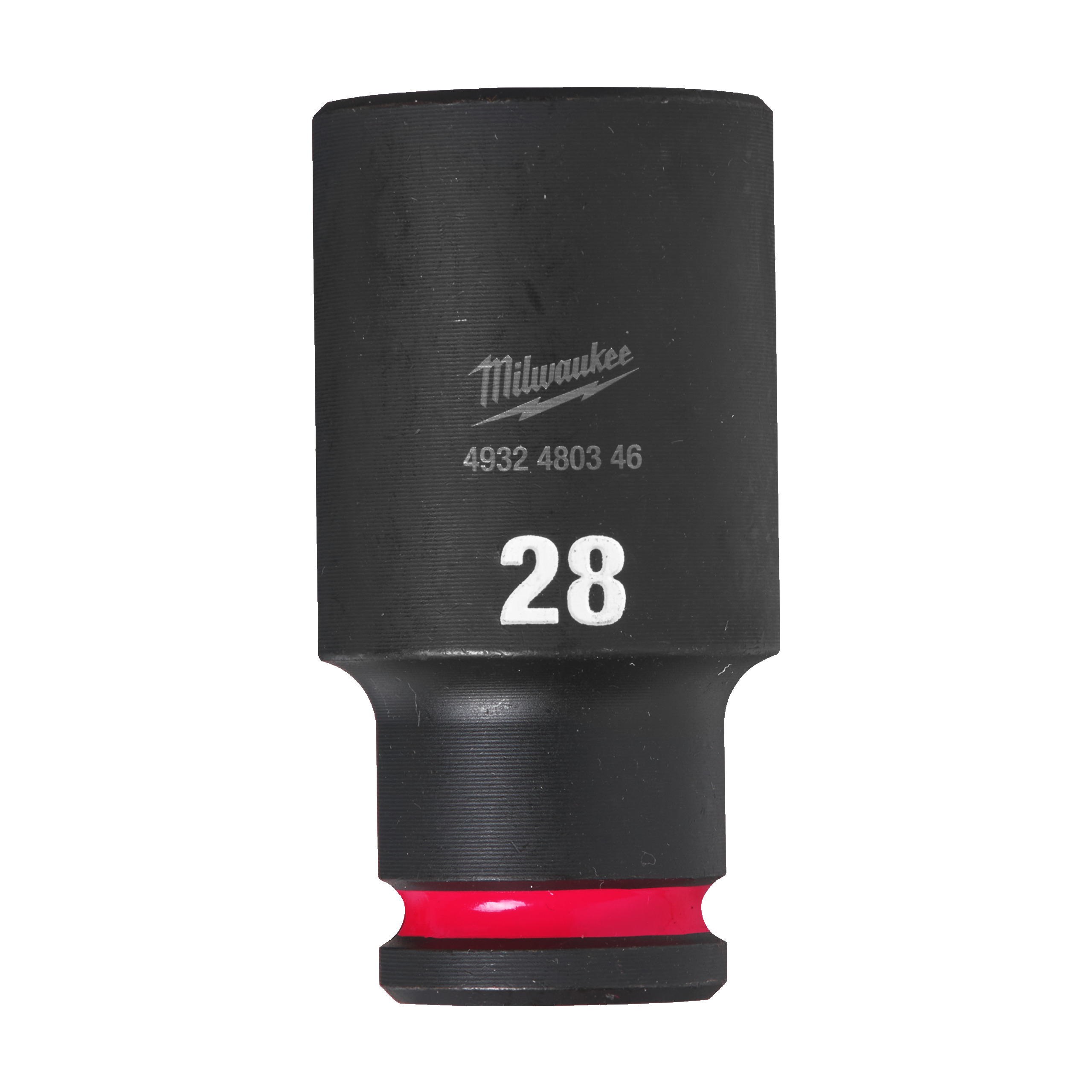 Milwaukee SHOCKWAVE™ Krachtdop 1/2" lang 28 mm | 1 stuk - 4932480346