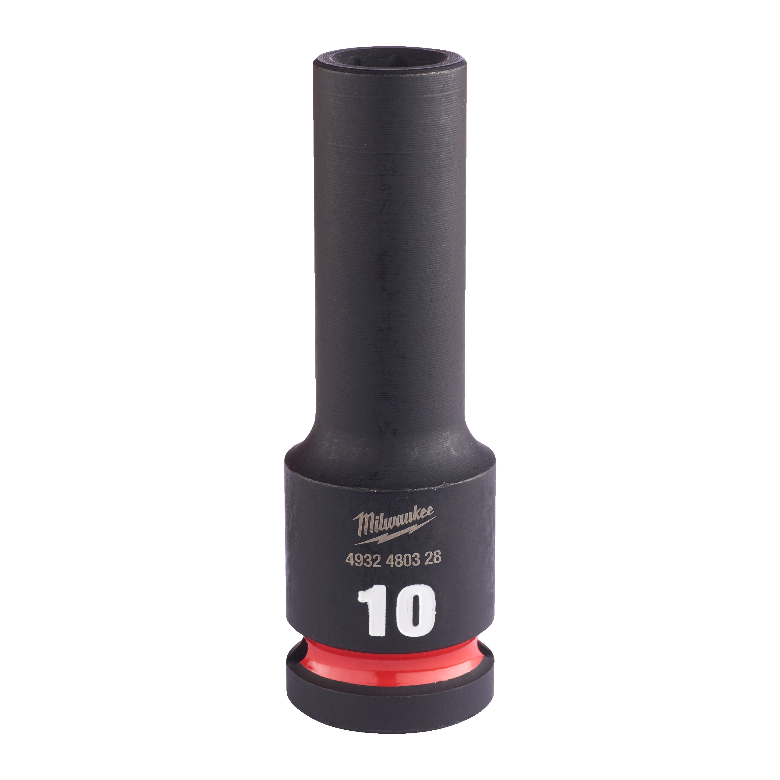 Milwaukee SHOCKWAVE™ Krachtdop 1/2" lang 10 mm | 1 stuk - 4932480328