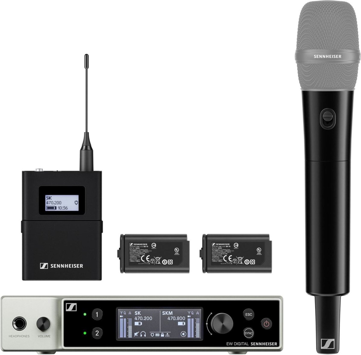 Sennheiser EW-DX SK/SKM-S Base Set S1-10 dubbele draadloze combinatieset