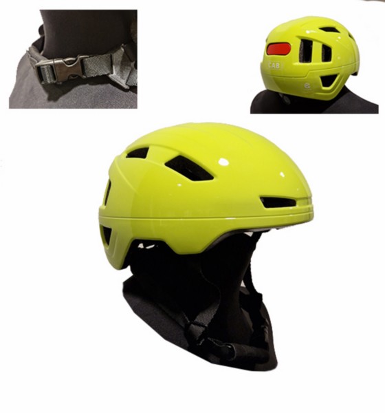 Helm pedelec snorfiets NTA-8776 keur M 52-57 geel CAB safety