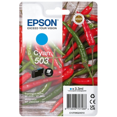 Epson Inktpatroon cyaan, 165 pagina's T09Q2 Replace: N/A