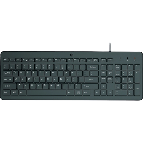 HP 150 wired toetsenbord - Zwart