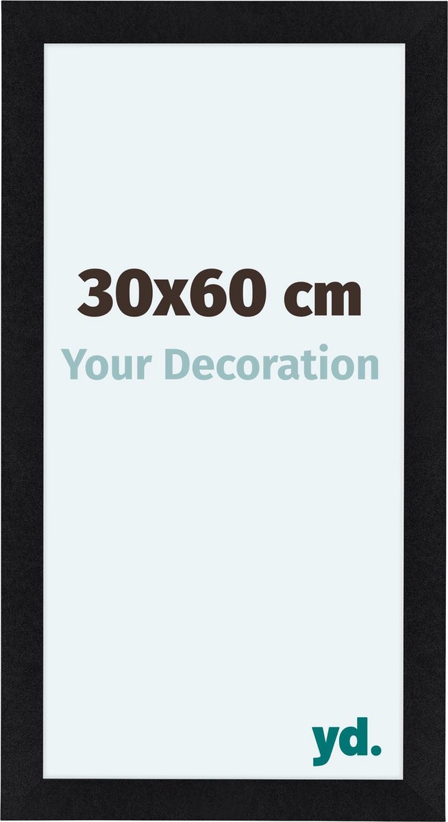 Your Decoration Como Mdf Fotolijst 30x60cm Mat - Zwart