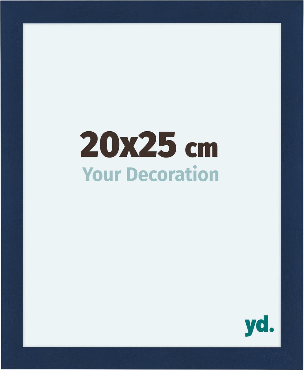 Your Decoration Como Mdf Fotolijst 20x25cm Donker Geveegd - Blauw