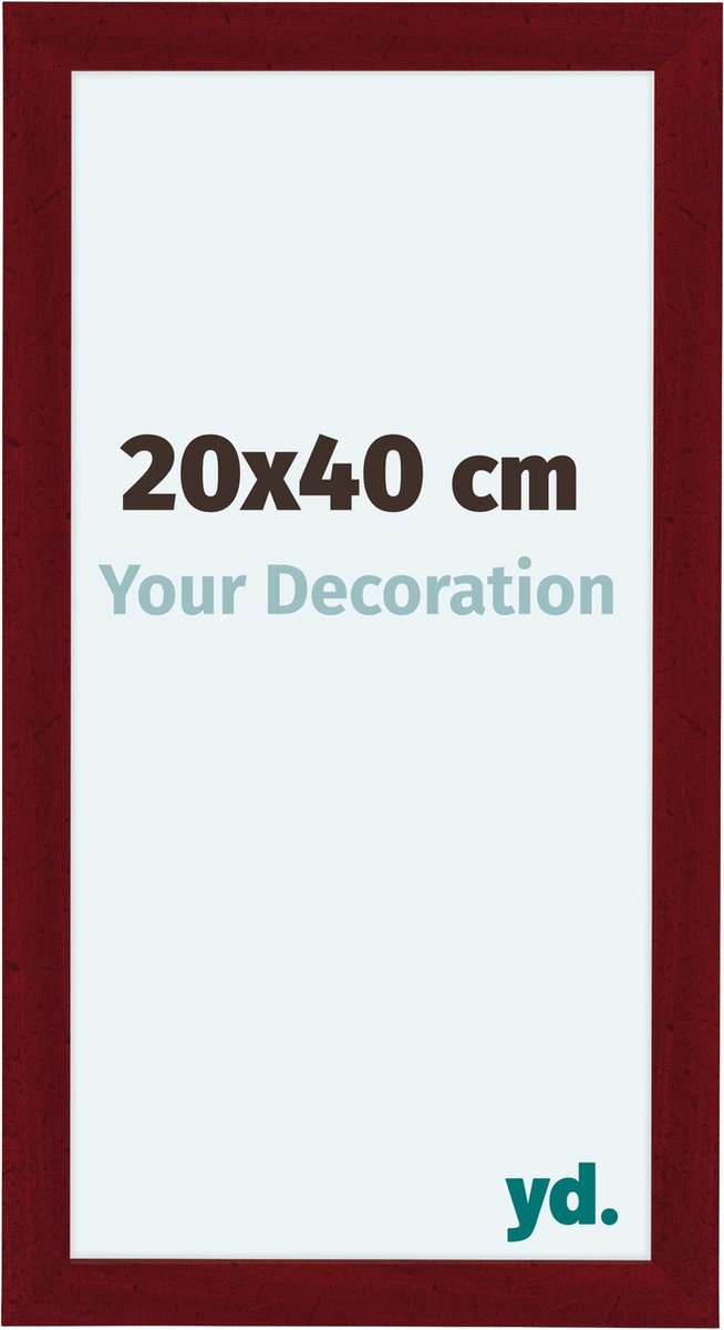 Your Decoration Como Mdf Fotolijst 20x40cm Wijn Geveegd - Rood