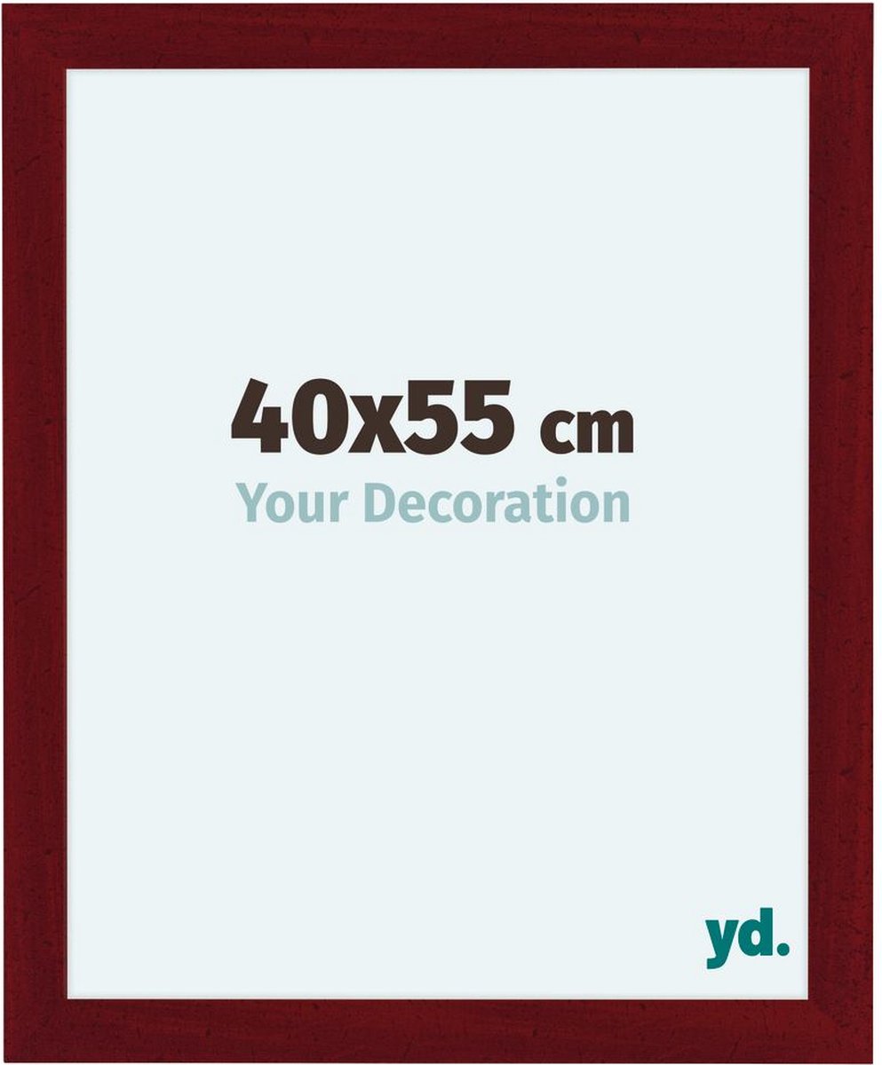 Your Decoration Como Mdf Fotolijst 40x55cm Wijn Geveegd - Rood