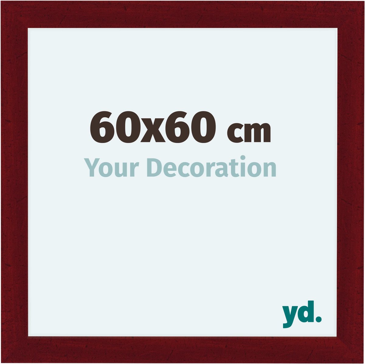 Your Decoration Como Mdf Fotolijst 60x60cm Wijn Geveegd - Rood