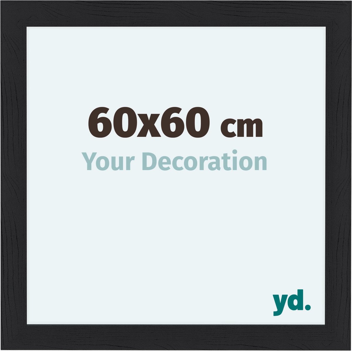 Your Decoration Como Mdf Fotolijst 60x60cm Houtnerf - Zwart