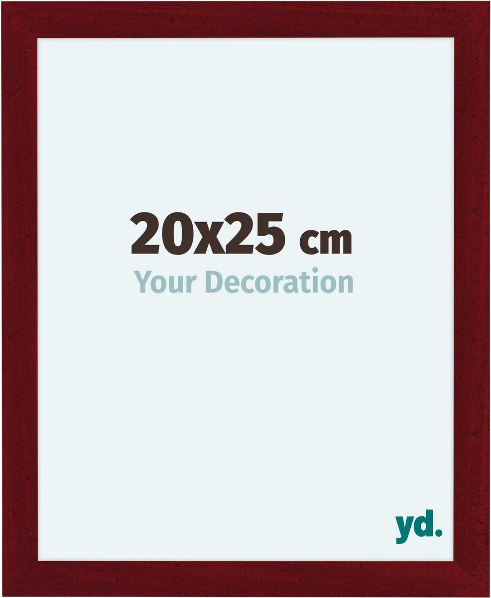 Your Decoration Como Mdf Fotolijst 20x25cm Wijn Geveegd - Rood