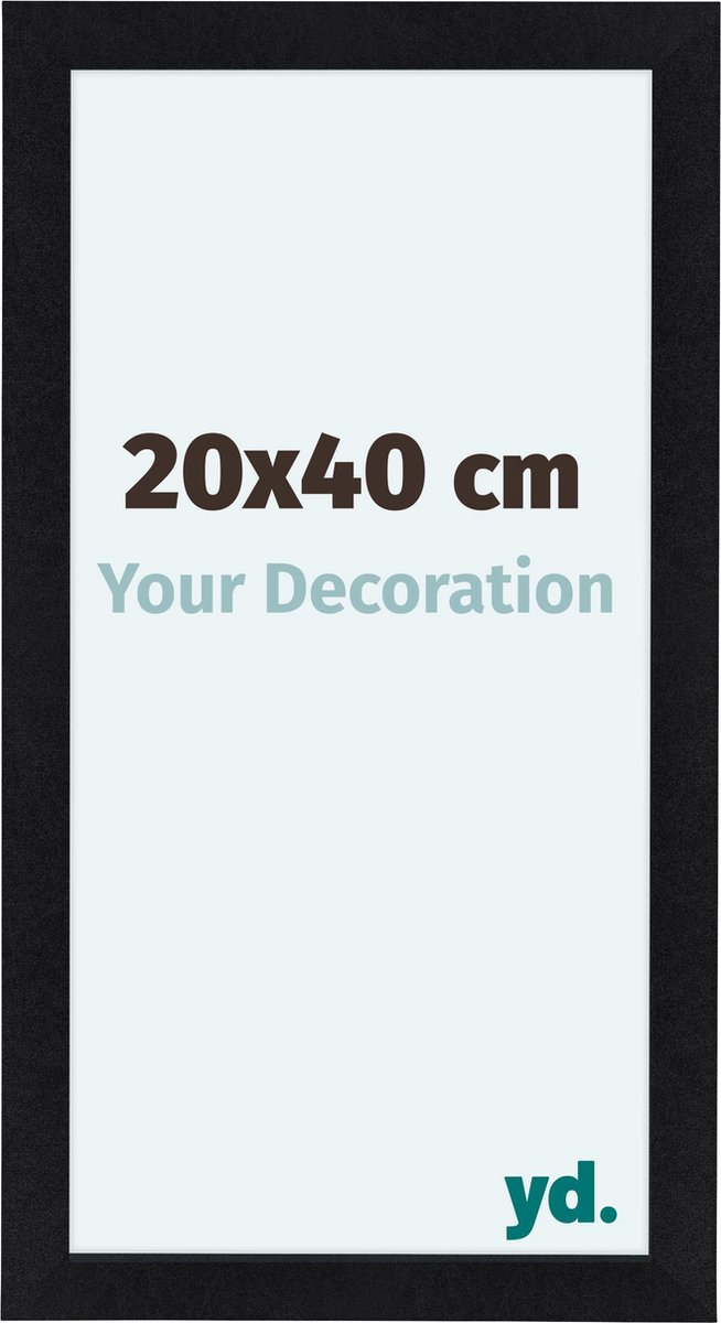 Your Decoration Como Mdf Fotolijst 20x40cm Mat - Zwart