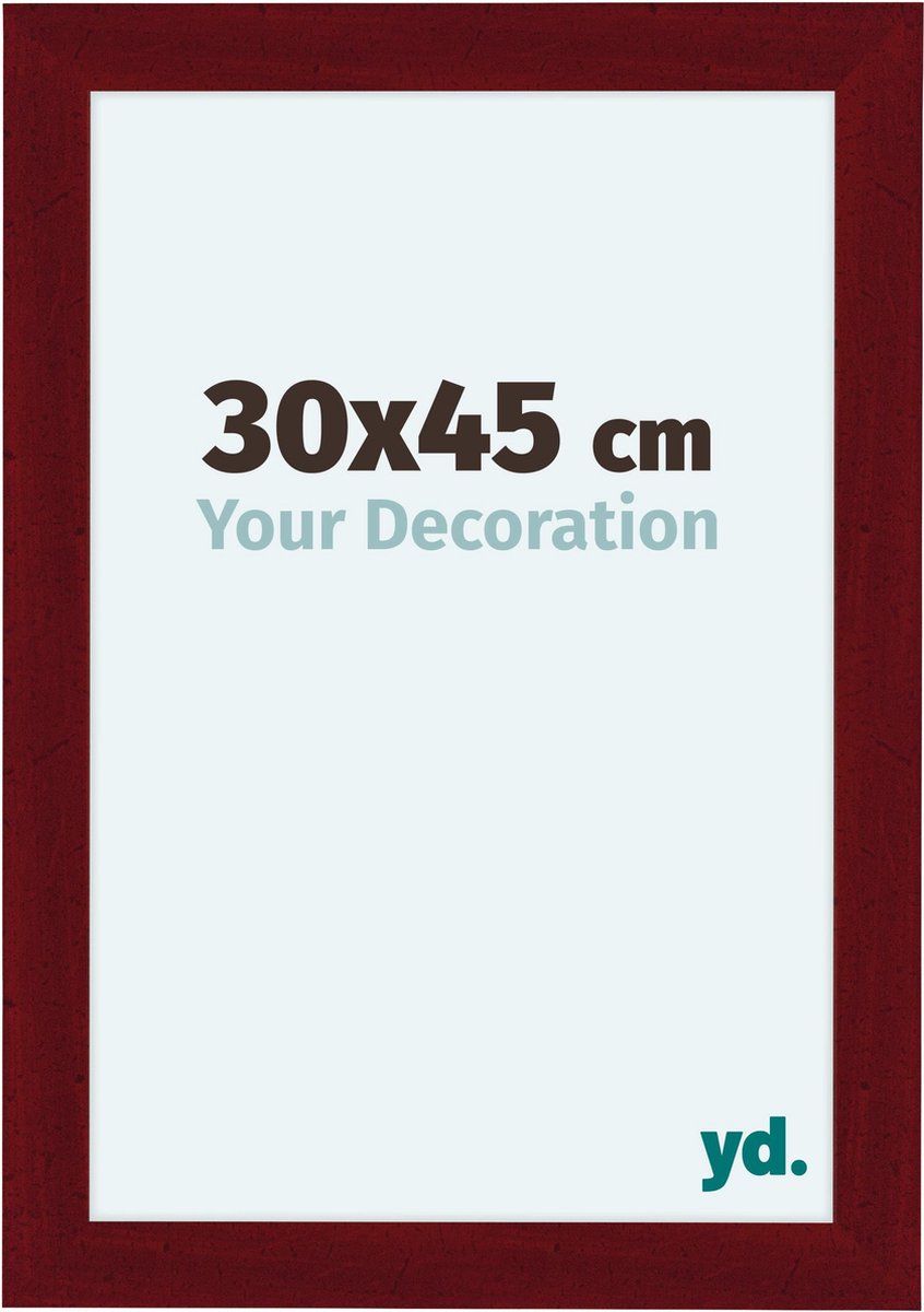 Your Decoration Como Mdf Fotolijst 30x45cm Wijn Geveegd - Rood