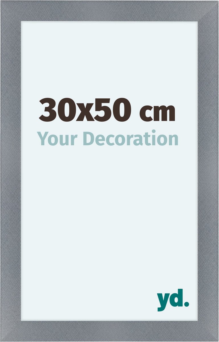 Your Decoration Como Mdf Fotolijst 30x50cm Aluminium Geborsteld - Grijs