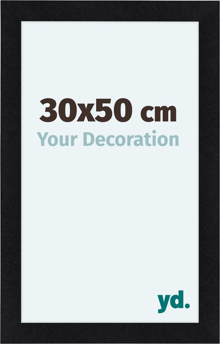 Your Decoration Como Mdf Fotolijst 30x50cm Mat - Zwart