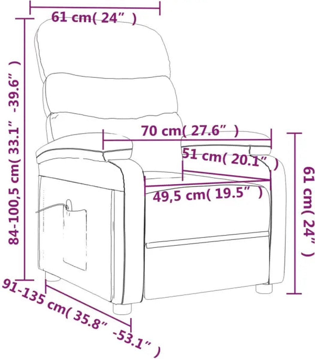 Vidaxl Sta-op-stoel Verstelbaar Stof Donker - Grijs