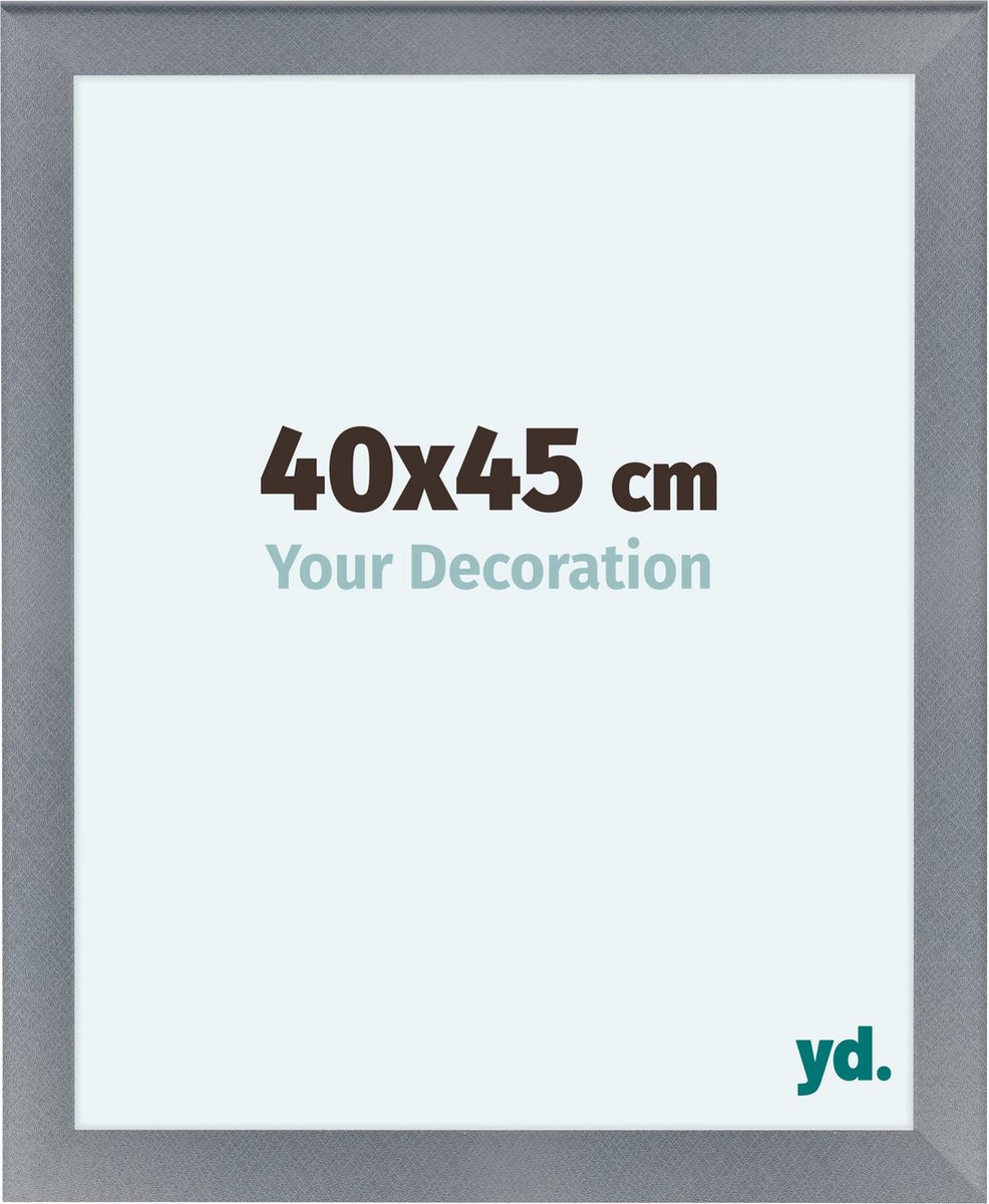 Your Decoration Como Mdf Fotolijst 40x45cm Aluminium Geborsteld - Grijs