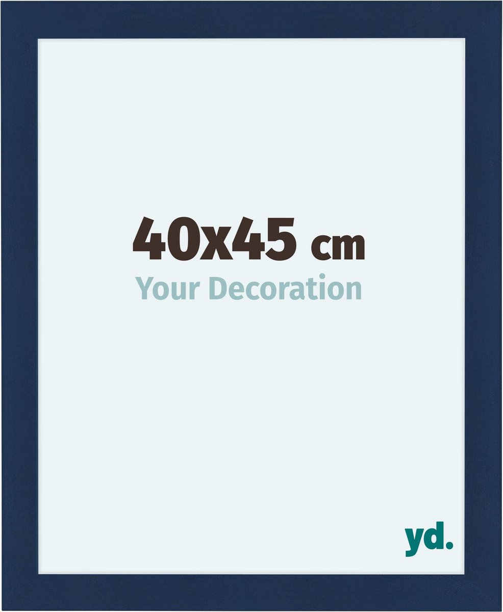 Your Decoration Como Mdf Fotolijst 40x45cm Donker Geveegd - Blauw