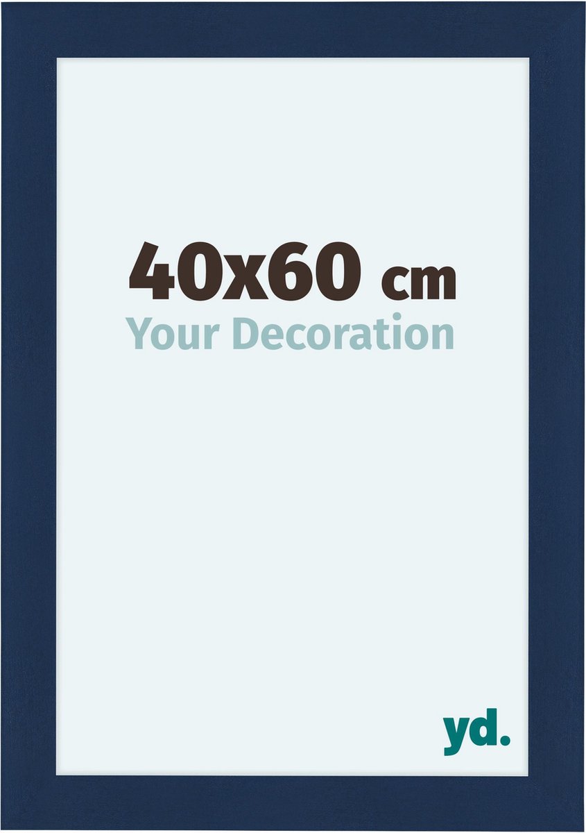 Your Decoration Como Mdf Fotolijst 40x60cm Donker Geveegd - Blauw