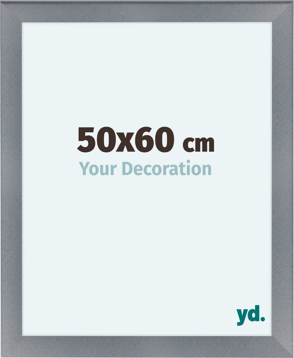 Your Decoration Como Mdf Fotolijst 50x60cm Aluminium Geborsteld - Grijs