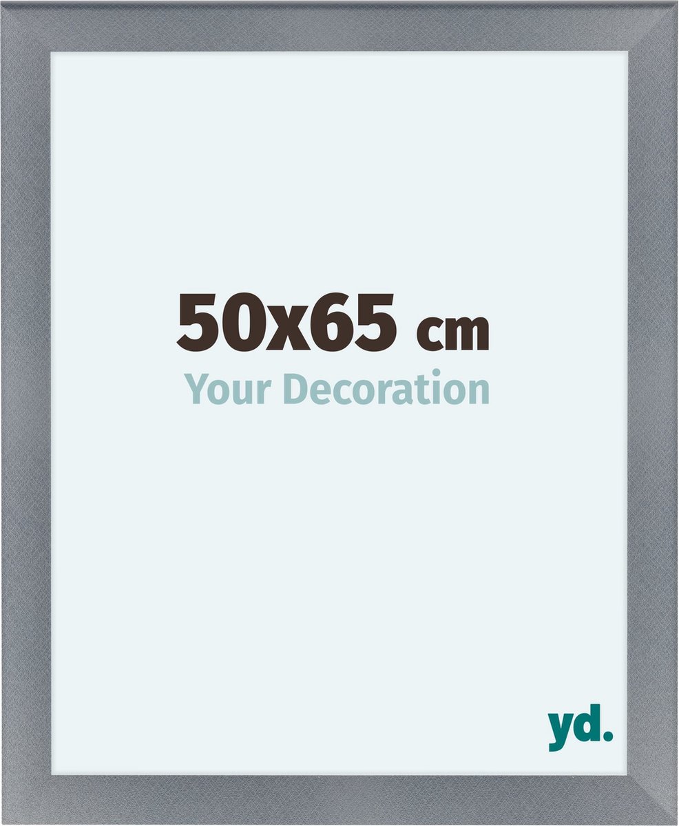 Your Decoration Como Mdf Fotolijst 50x65cm Aluminium Geborsteld - Grijs