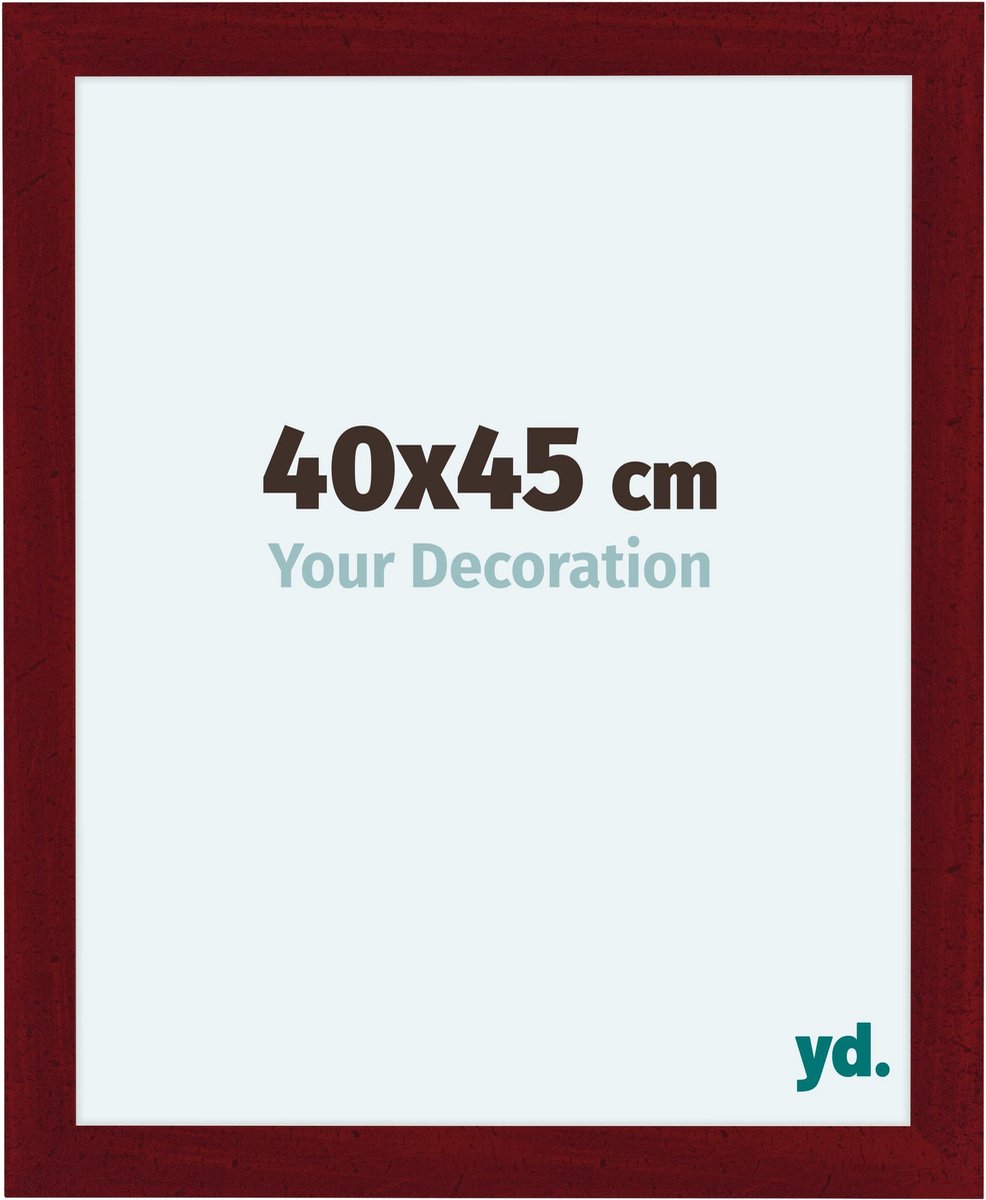 Your Decoration Como Mdf Fotolijst 40x45cm Wijn Geveegd - Rood