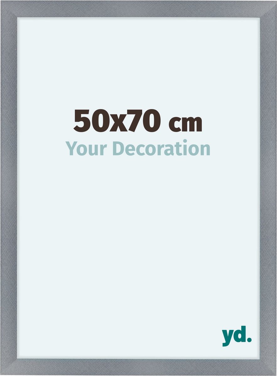 Your Decoration Como Mdf Fotolijst 50x70cm Aluminium Geborsteld - Grijs