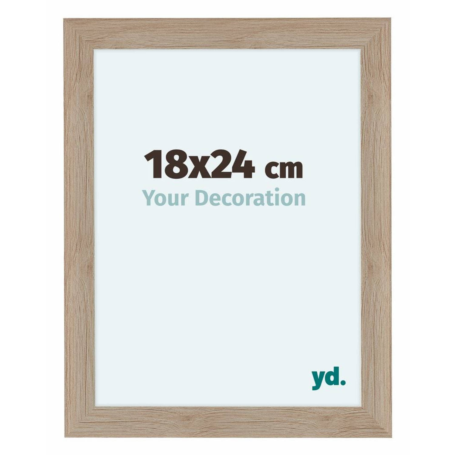 Your Decoration Como Mdf Fotolijst 18x24cm Eiken Licht - Bruin