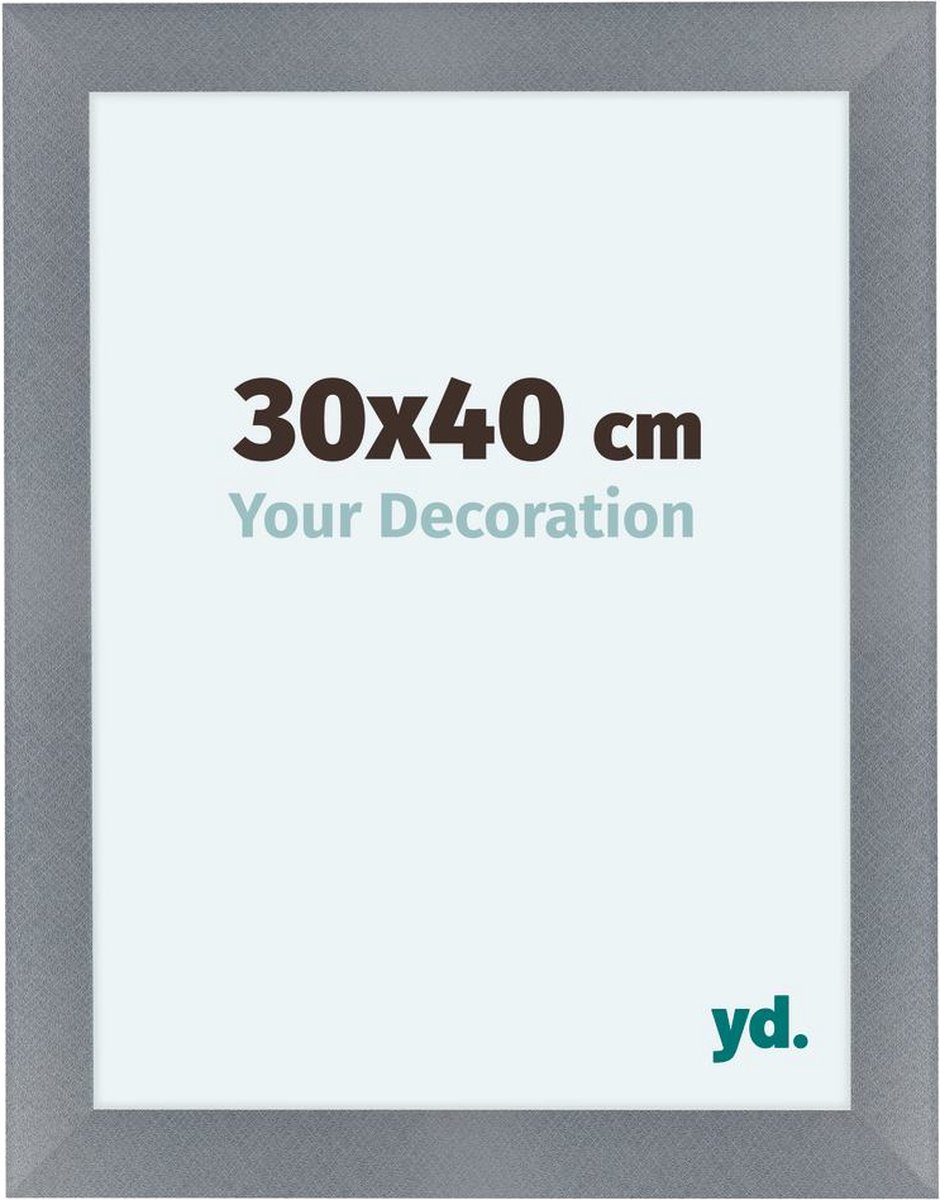 Your Decoration Como Mdf Fotolijst 30x40cm Aluminium Geborsteld - Grijs