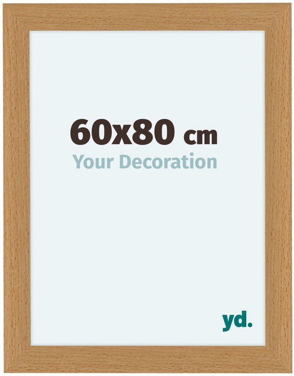 Your Decoration Como Mdf Fotolijst 60x80cm Beuken - Bruin