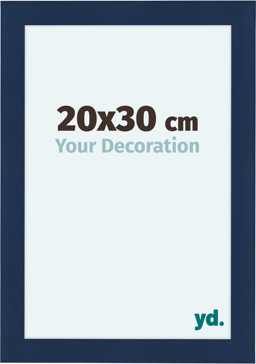 Your Decoration Como Mdf Fotolijst 20x30cm Donker Geveegd - Blauw