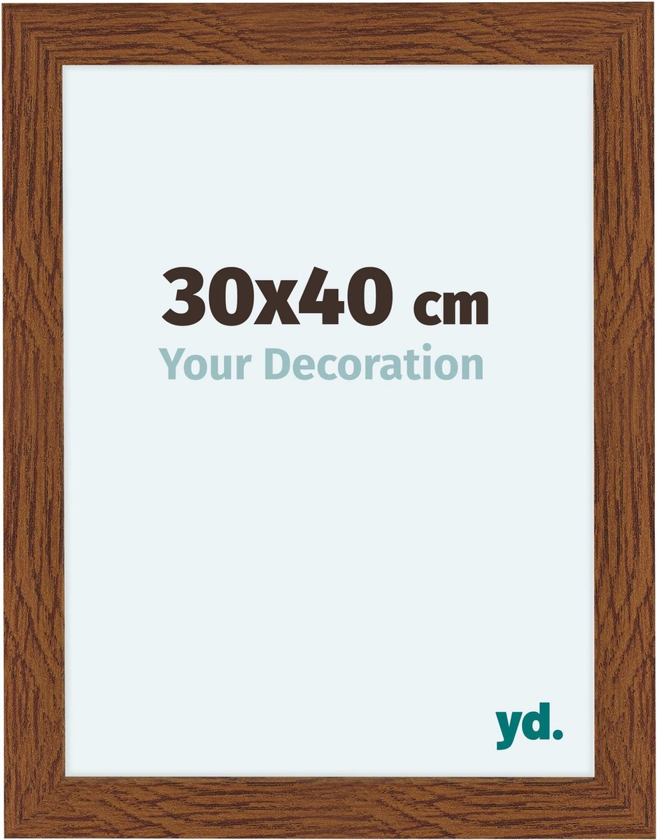 Your Decoration Como Mdf Fotolijst 30x40cm Eiken Rustiek - Bruin