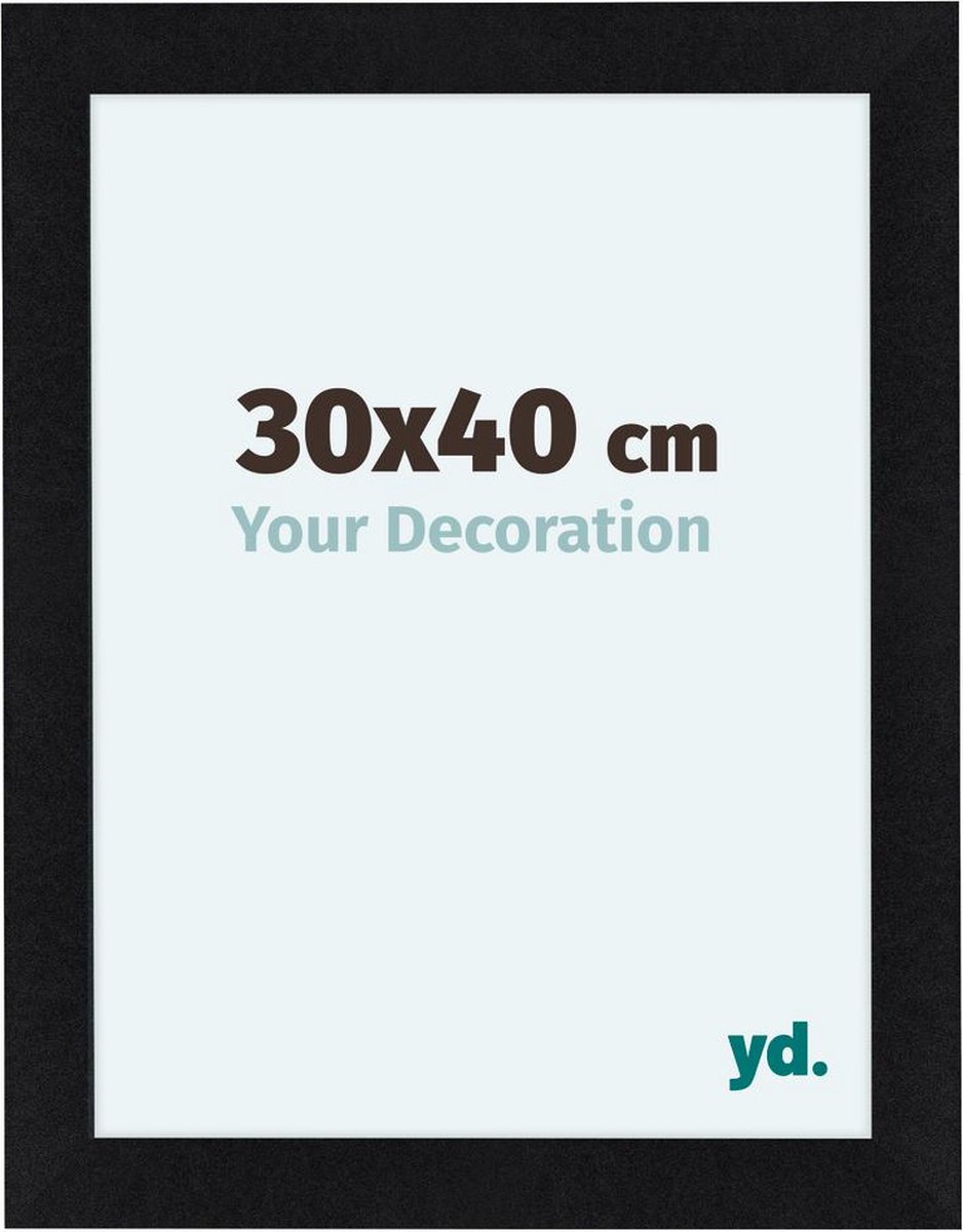 Your Decoration Como Mdf Fotolijst 30x40cm Mat - Zwart