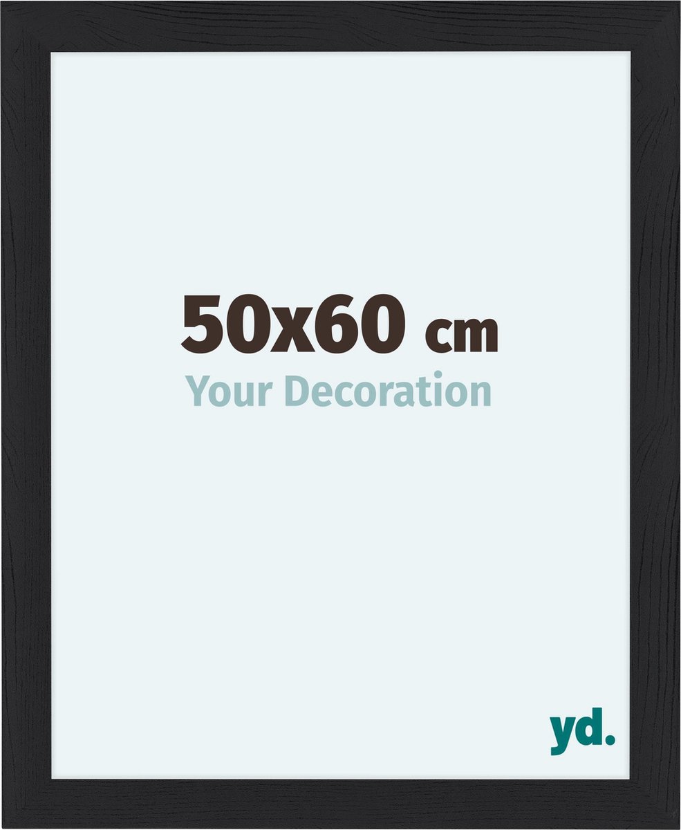 Your Decoration Como Mdf Fotolijst 50x60cm Houtnerf - Zwart