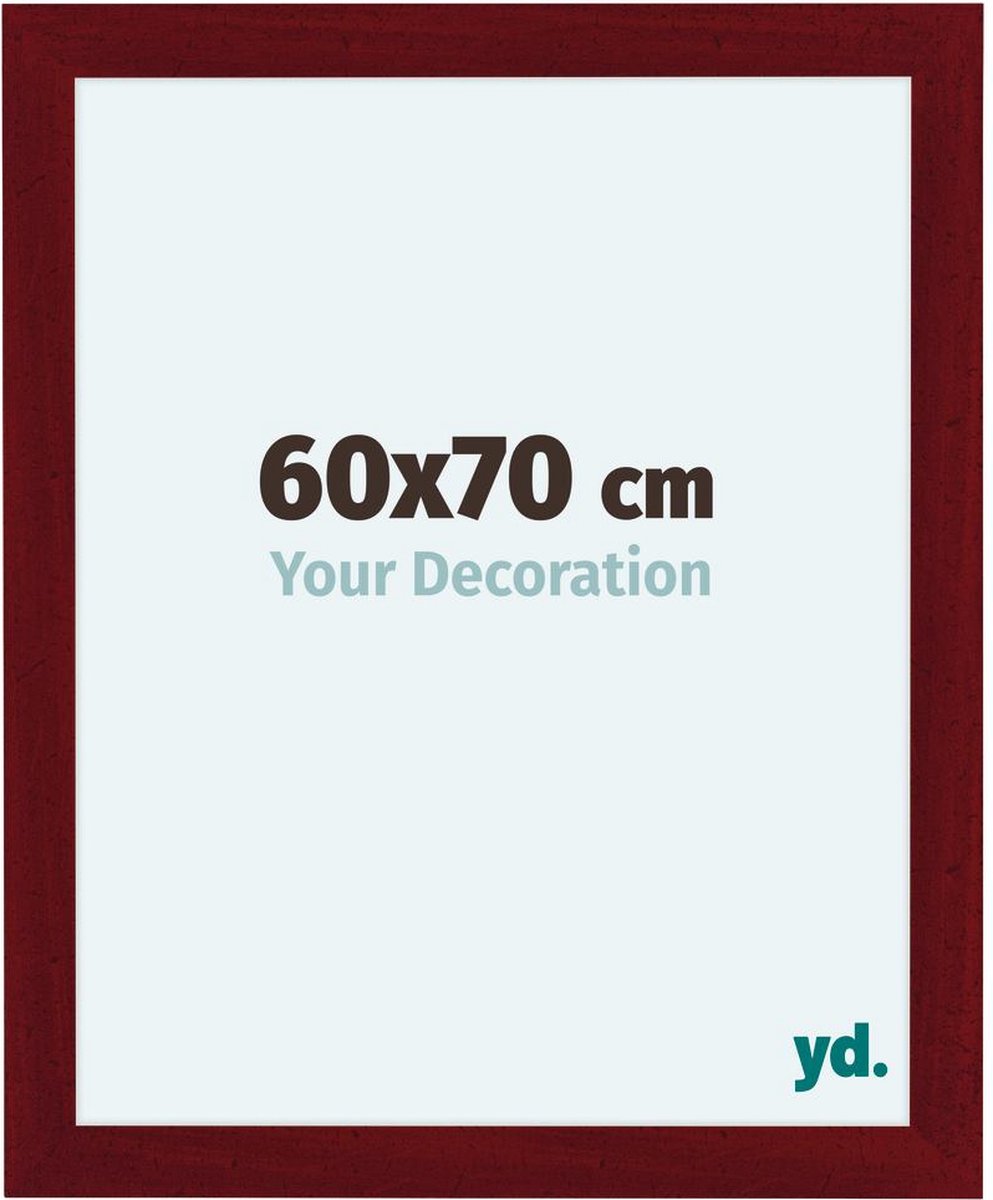 Your Decoration Como Mdf Fotolijst 60x70cm Wijn Geveegd - Rood