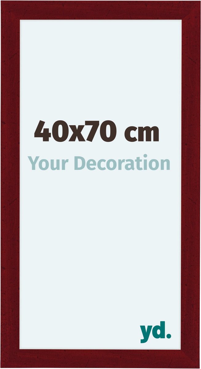 Your Decoration Como Mdf Fotolijst 40x70cm Wijn Geveegd - Rood