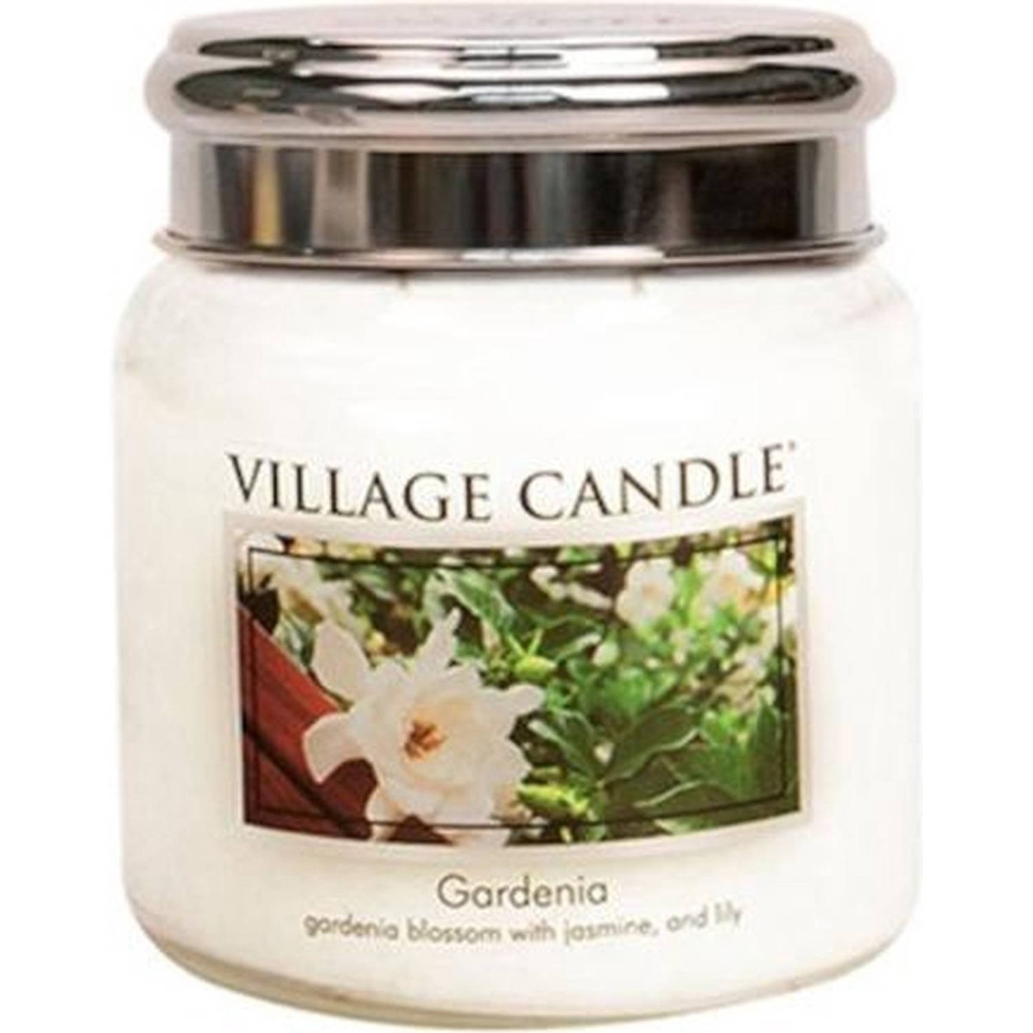 Village Candle Kaars Gardenia 9,5 X 11 Cm Wax - Geel