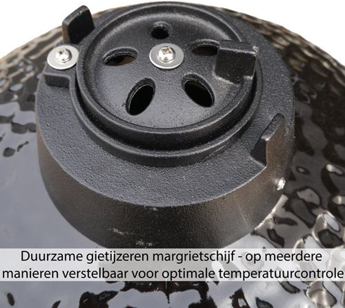 Diverse Auplex Kamado Classic Compleet - Keramiek - Large - 47cm Ø Grilloppervlak - Zwart